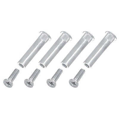 CRL Aluminum Sex Bolts - Mounting Screws & Barrel Nuts