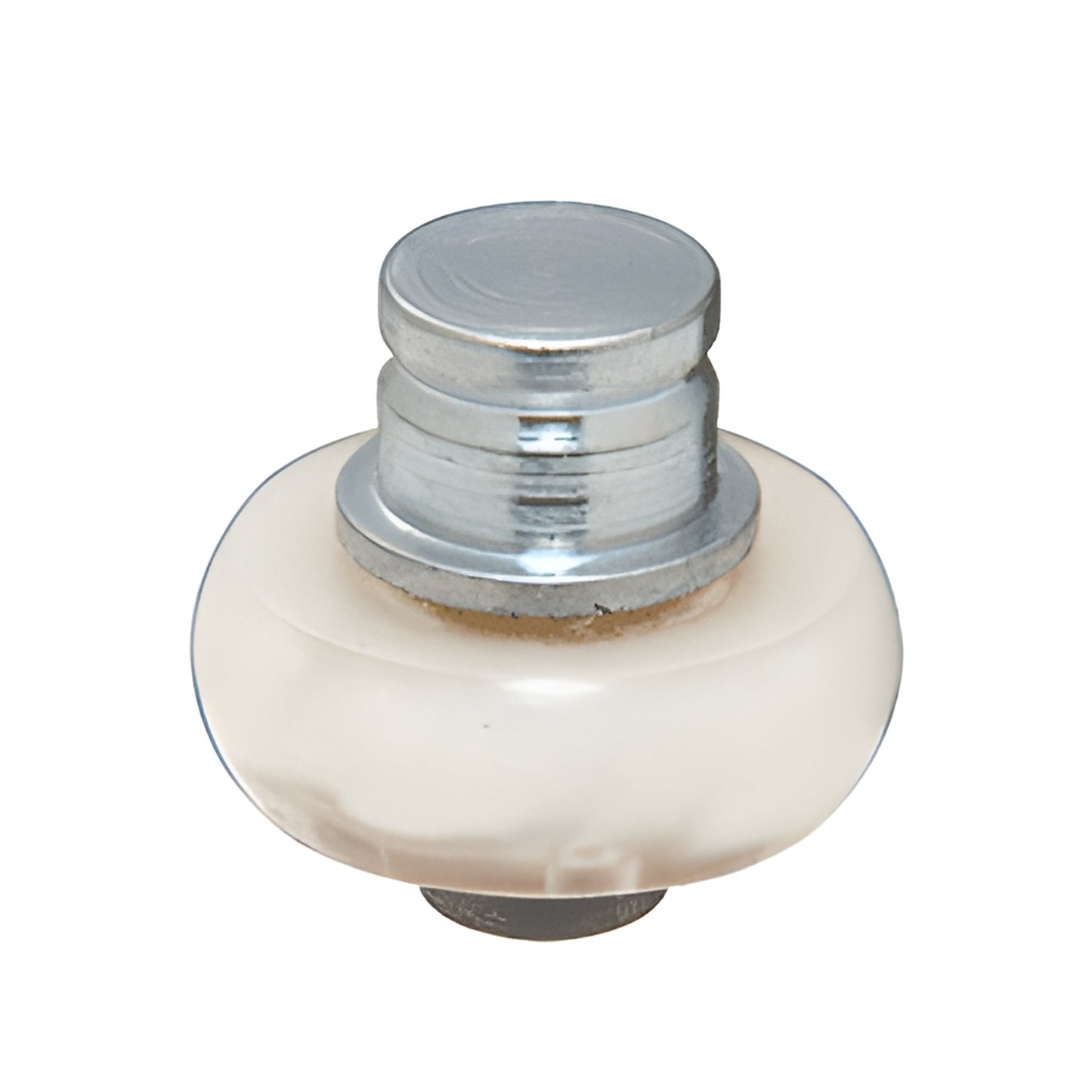 LCN 2030 track roller SKU 20303034 - metal stem with white nylon roller for non hold open door tracks.