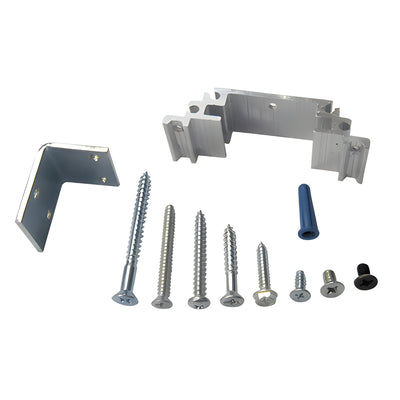 CRL-U.S. 400/450 Aluminum Up/Over Header Clip for Surface Mount Closer