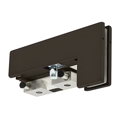 CRL RH Black/Bronze Sidelite Transom Patch Fitting w/ Stop/Strike