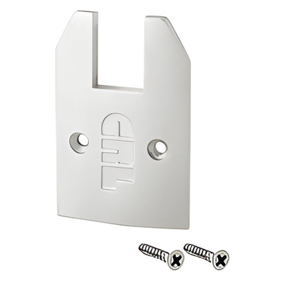 CRL Satin Anodized Low-Profile Tapered Sidelite Rail Cap with Screws