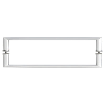 CRL 24" Chrome Back-to-Back Oval/Round Towel Bar