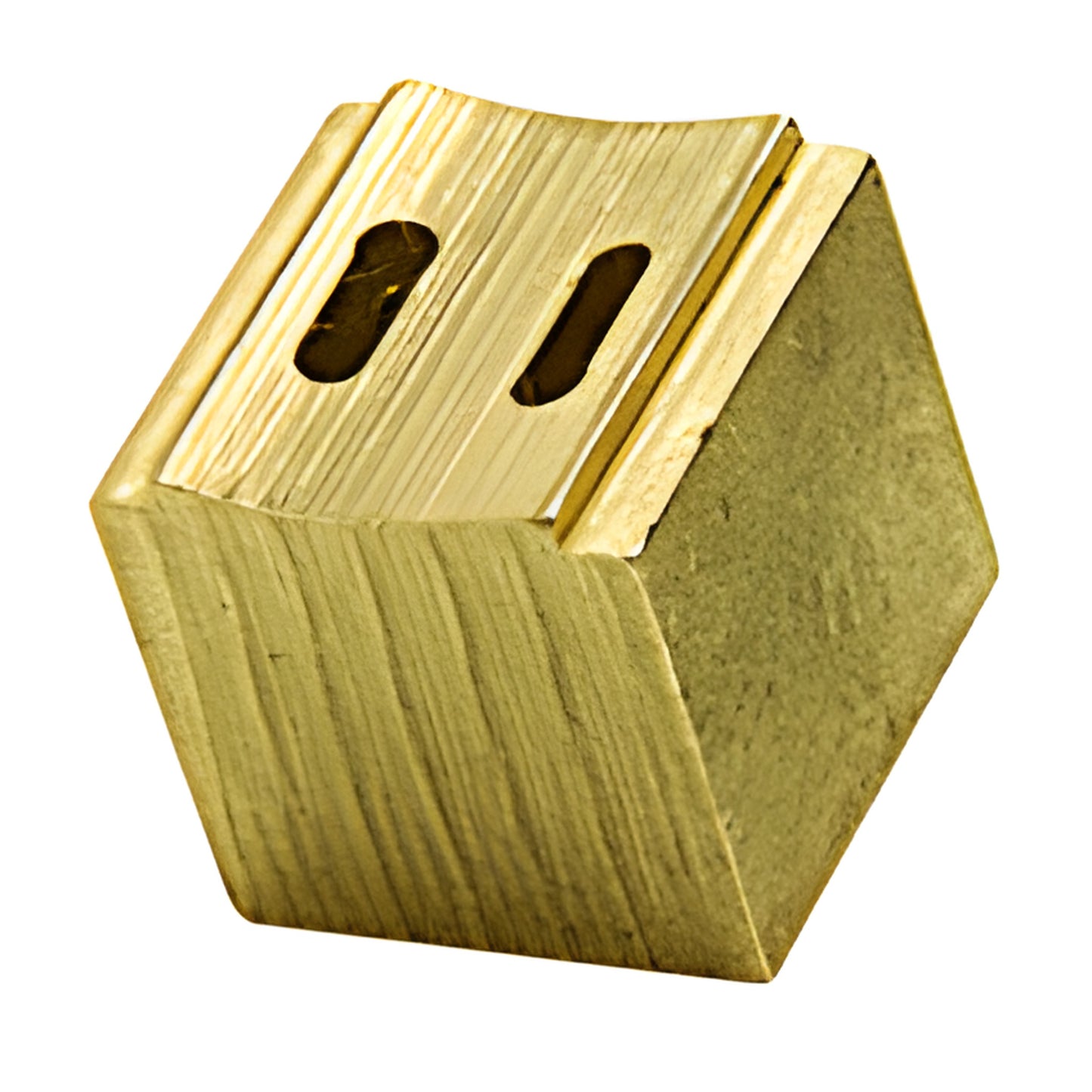 BN10 solid brass 5/8 in nozzle tip with ridge, for insulating glass hot-melt sealing