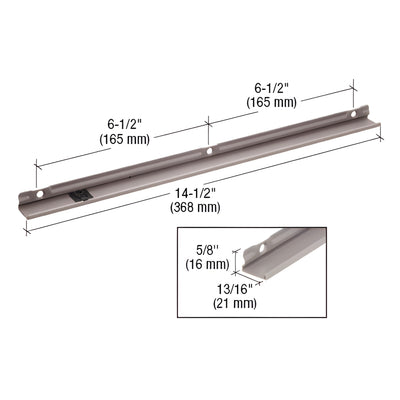 CRL Truth Stainless Steel Operator Track for Maxim & Encore