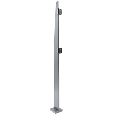 CRL Klarity Brushed Stainless Steel Center Custom Post