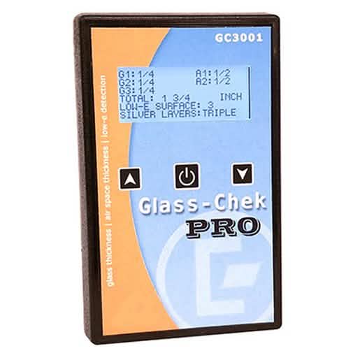 CRL Glass-Check Pro: Precise glass thickness measurement tool for professionals.
