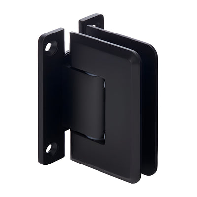 CRL Pinnacle 337 Matte Black Adjustable H-Back Hinge for Glass Doors