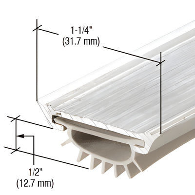 CRL 48 in Aluminum Door Bottom Seal - Door Sweep Weatherstrip
