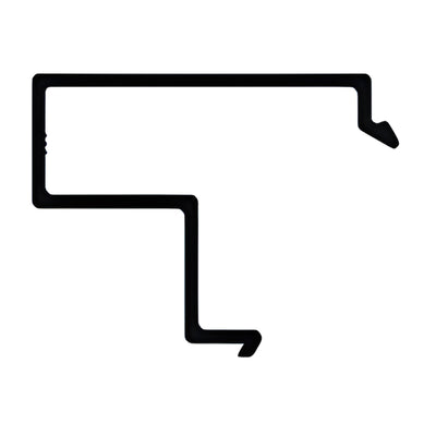 CRL-U.S. Aluminum Perimeter Filler for 1" Glazing, Custom Paint 24'2"