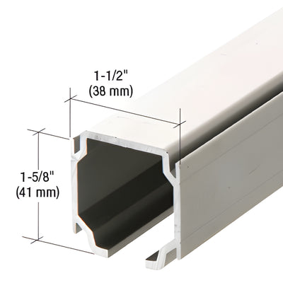 CRL70 Satin Anodized 118 in Top Track for Sliding Doors