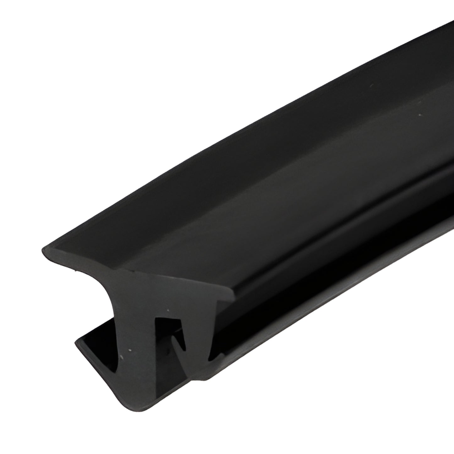 NP225S black EPDM top-load glazing gasket profile for 1/4 to 1 in glass, storefront and partition use