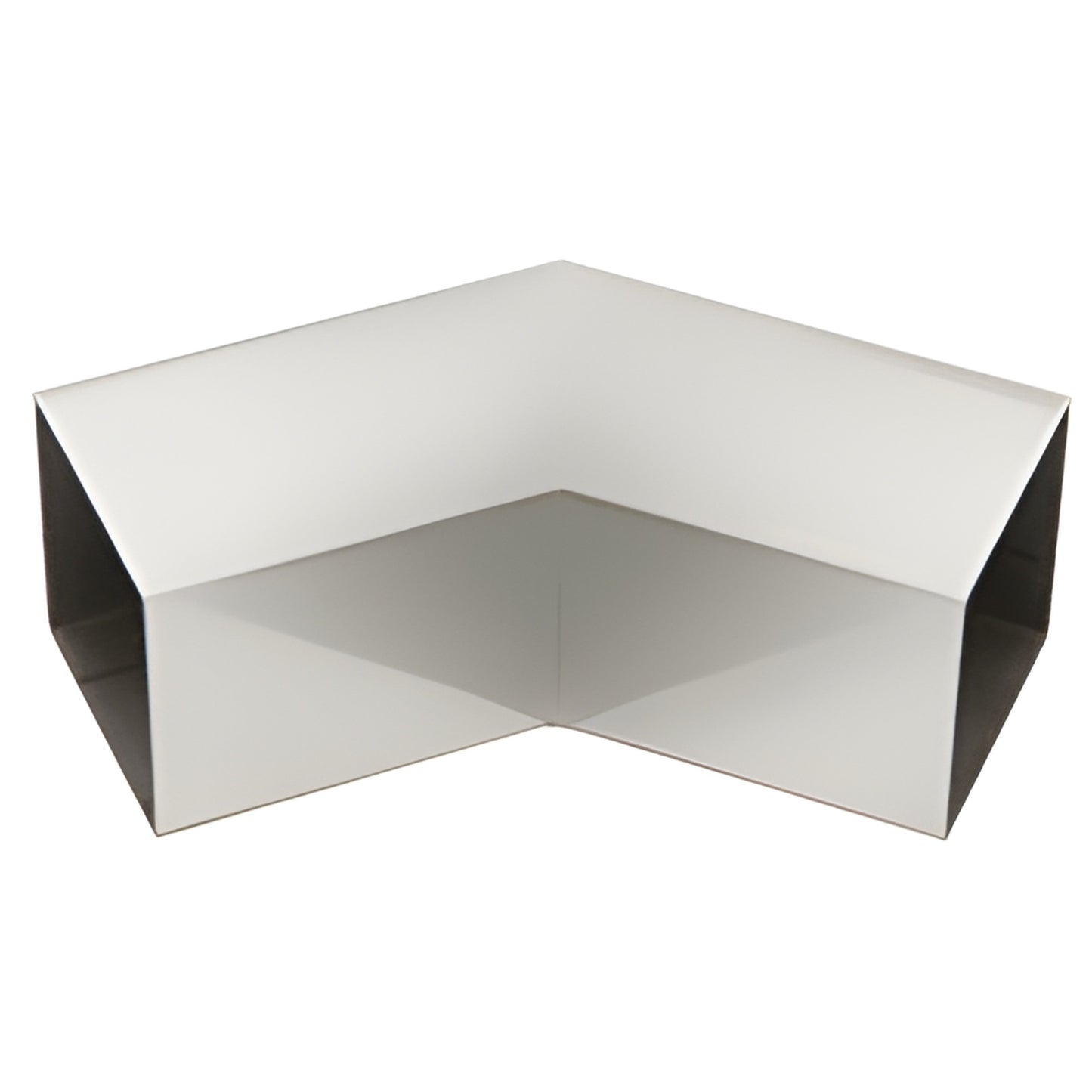 HRS15H3PS polished stainless steel 135 interior square slip-fit horizontal corner for 1-1/2" (38mm) handrail