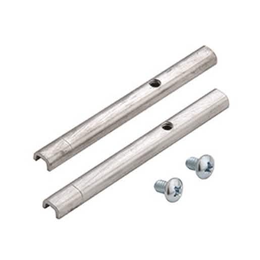 CRL Stainless Steel Pivot Bar - 2 Pack with Screws for Secure Window Installation