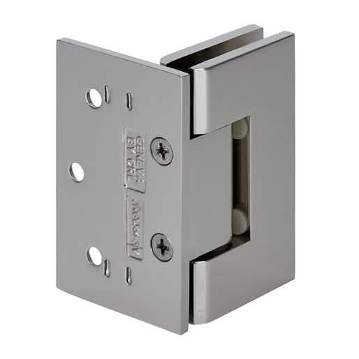 Polished Nickel Junior Geneva 044 Wall Mount Offset Hinge - Sleek, Durable Design