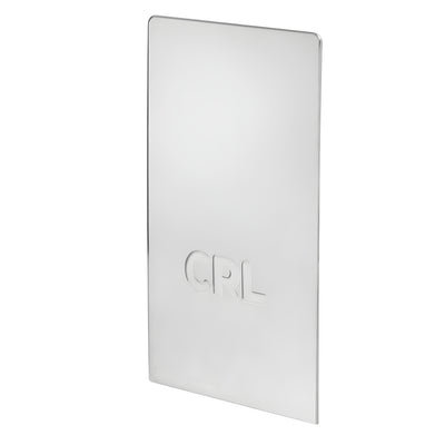 CRL Polished Stainless Steel End Cap for L68S Square Base Shoe