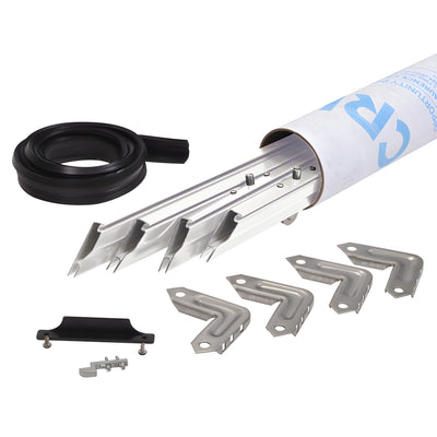 49 x 81 Replacement Stainless Sliding Screen Door Kit CRL NRD, White