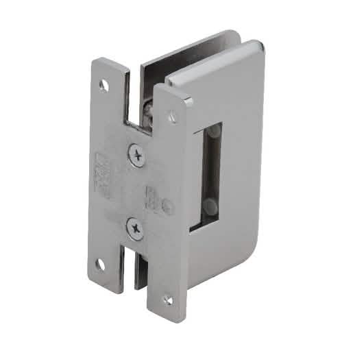 CRL Polished Nickel Cologne 037 Series Wall Mount 'H' Back Plate Hinge - Sleek & Durable