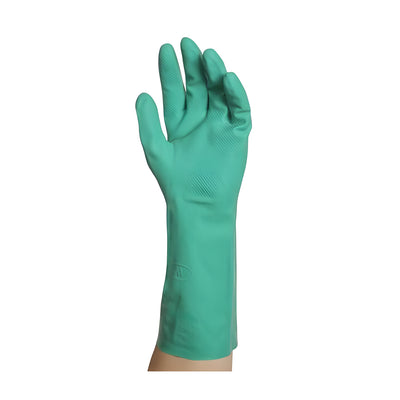 Nitrile Gloves, Lined,15 mil, Sz 09 (Large)- 12 Pr / Bg