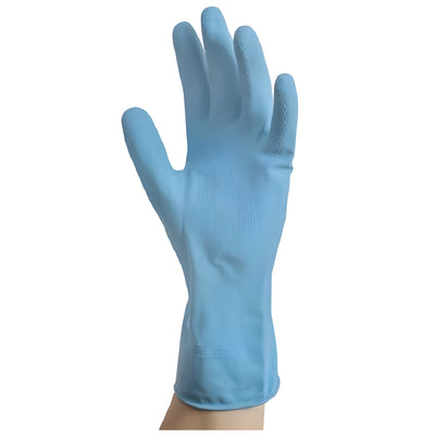 Stellar Latex Gloves, Blue, Sz 07 (Small)- 12 Pr/Bag