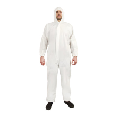 Stellar Microporous Coveralls w/ Hood, X-Large- 25 / Case
