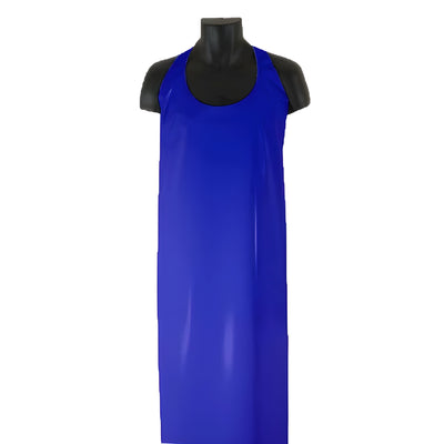 Stellar Polyurethane Aprons, Die Cut, 35 x 50, Blue - 1 Each
