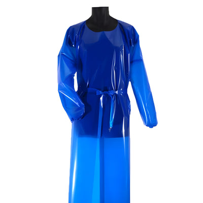 Stellar Polyurethane Gowns, 50', Blue- 1 Each