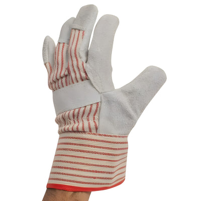 Stellar Split Leather Fitters, Patch Palm, Men's- 12 Pr/Bag