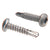 CRL #8 x 3/4" Pan Head Square Drive Tek Self-Drilling Screw