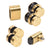 CRL Satin Brass Replacement Rollers & Hardware for Tofino Shower Door