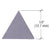 CRL No. 2 (1/2 in) Triangle Glazing Points for Glass