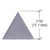 CRL Size No. 3 (7/16") Triangle Glazing Points
