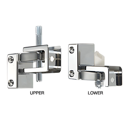 CRL Chrome Gravity Hinge for Commercial Restroom Partitions