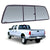 CRL Tri-Vent Rear Slider w/ Solar Glass for 1999-2007 Ford Super Duty