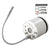 CRL X Satin Anodized 12V Level 3 Bullet-Resistant Thru-Glass Intercom