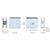 CRL Polished Chrome Oversized U-Clamp for Fixed Shower Glass Panel