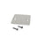 CRL Polished Stainless Steel End Cap with Screws for Glass
