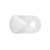 CRL White Nylon Flush Window Screen Replacement Clips Pack