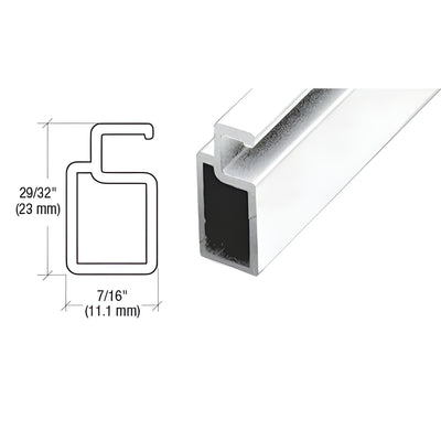 CRL White Heavy-Wall Extruded Screen Frame 29/32" x 7/16" 144"
