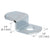 CRL Zinc-Plated Offset Mirror Mounting Clip 1/4 in Glass Replacement