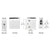 CRL Z-Series White Square Flat-Base Zinc Clamp for 1/2 in Glass
