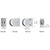 CRL Polished Stainless Steel Mini Z-Series Round Radius Glass Clamp