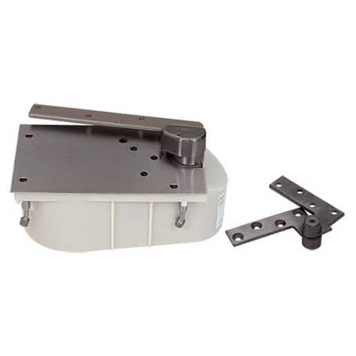 Rixson Dark Bronze Floor Closer, 27 Series, Left Hand, 3/4" Offset, 90º Hold Open
