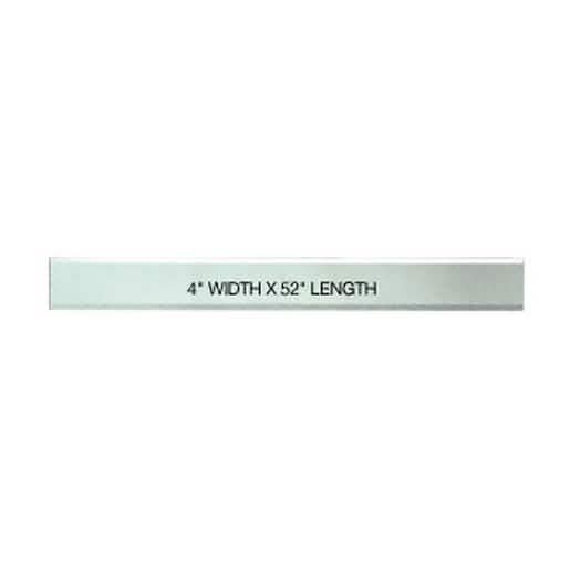CRL Clear Mirror Glass Strip 4x52 Beveled Edges, Ideal for Custom DIY Projects