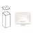 CRL Sky White 100 Series Low-Profile Deck/Fence Post Cap