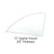 CRL 12" Quarter Round 3/8" Clear Tempered Glass Shelf - 5/Pk