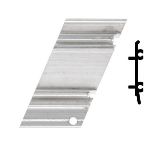 CRL-U.S. Aluminum 135º Left Hand Outside Corner Anchor Clip- 4/Pk