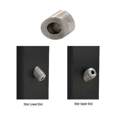 316 Stainless Steel Beveled Washer for 1/8" Cable - Large Hole