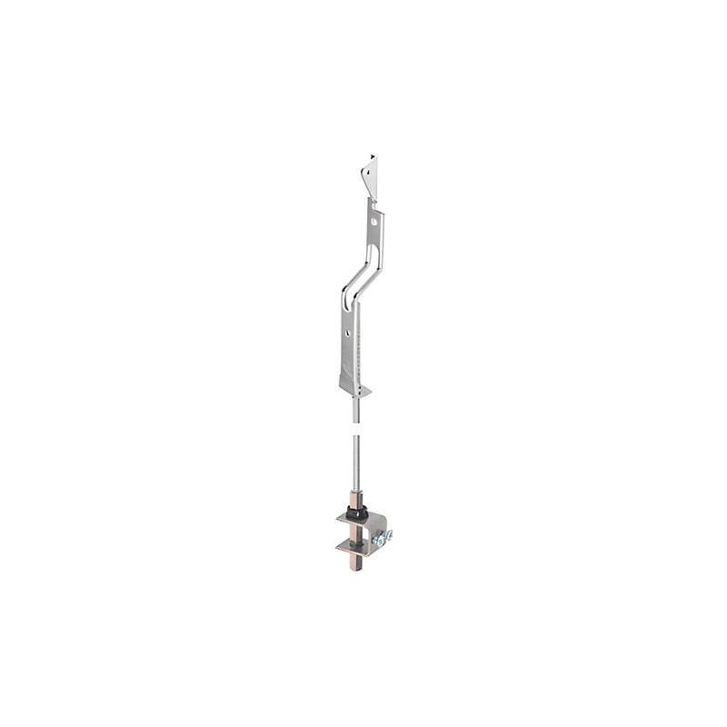 A metallic Adams Rite AR4015 threshold bolt assembly featuring a vertical rod and mounting bracket.