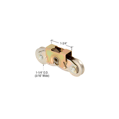 CRL 1-1/4" Tandem Steel Ball Bearing Roller Assembly for Andersen Glass Doors