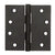 CRL Antique Oiled Bronze 4" x 4" Commercial Bearing Hinge